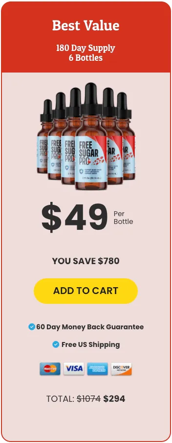 Free-Sugar-Pro 6 bottles